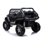 Elektrické autíčko Mercedes Unimog - nelakované - čierne